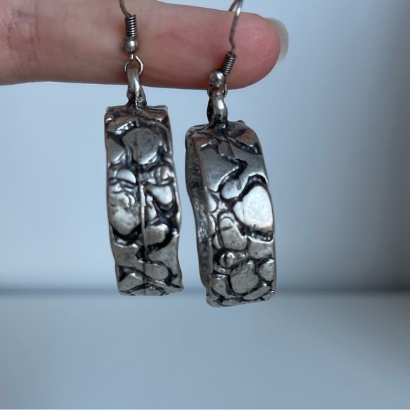 ☀️3/15$ NWOT Hoop Dangling Earrings - Picture 3 of 6